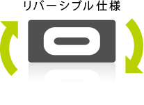 表でも裏でも挿し込む向きを気にせず使えるUSB Type-Cコネクタ