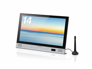 ブルーレイをどこでも楽しめる！大画面14型ワイド液晶ポータブルブルーレイプレーヤー