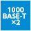 1000BASE-T×2