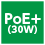 PoE+(30W)