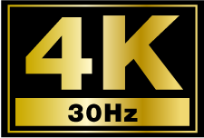 4K(2160p,30Hz)映像に対応