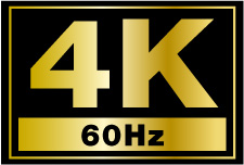 4K(2160p,60Hz)映像に対応、4Kテレビや4K対応液晶ディスプレイに最適