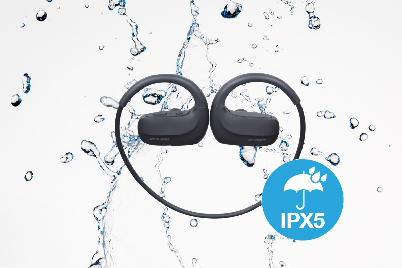 安心の防水設計（IPX5）