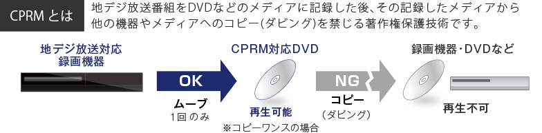 CPRM（VRモード）対応