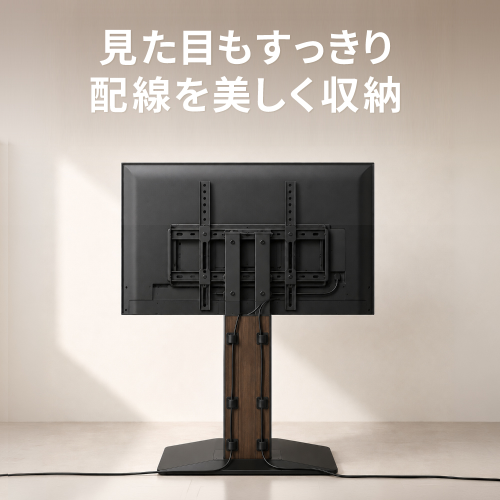 ケーブルをすっきり収納