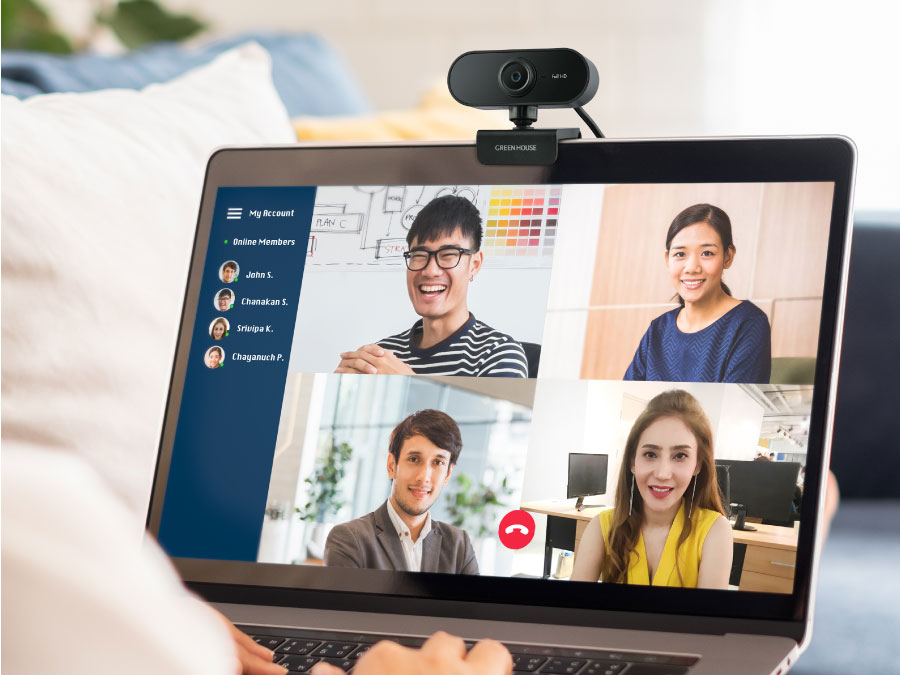 簡単にフルHDでビデオ会議に参加できるWebカメラ
