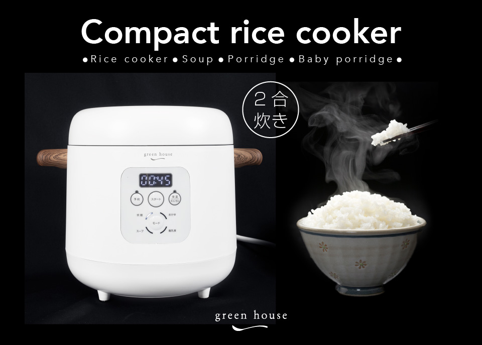 Compact rice cooker