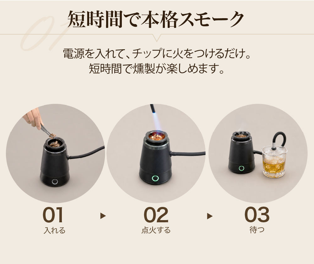 point1 短時間で本格スモーク