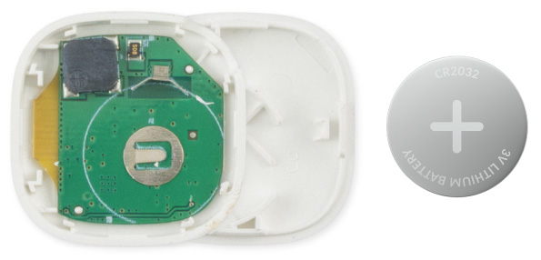 電池は交換して繰り返し利用可能(CR2032)