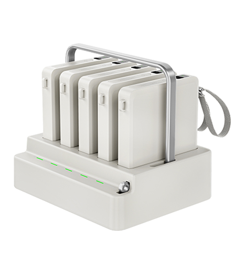 5台同時に充電可能な充電ステーション