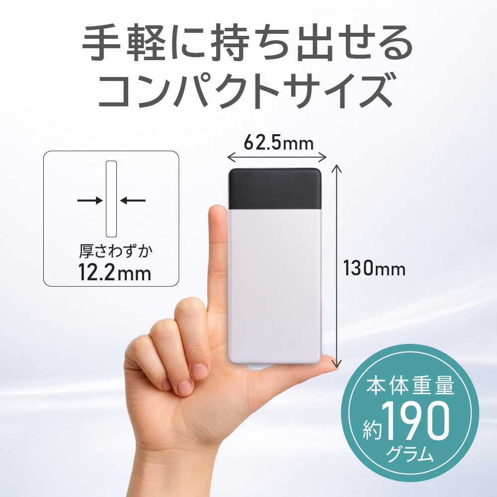 手軽に持ち出せるサイズ