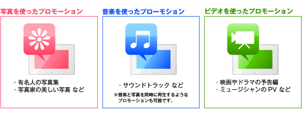 これまで出来なかった新しいプロモーションを実現