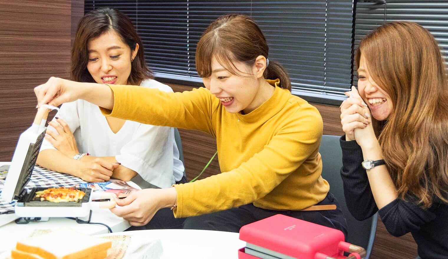 ホットサンドメーカー試食会：フロンティア株式会社の反応 ...