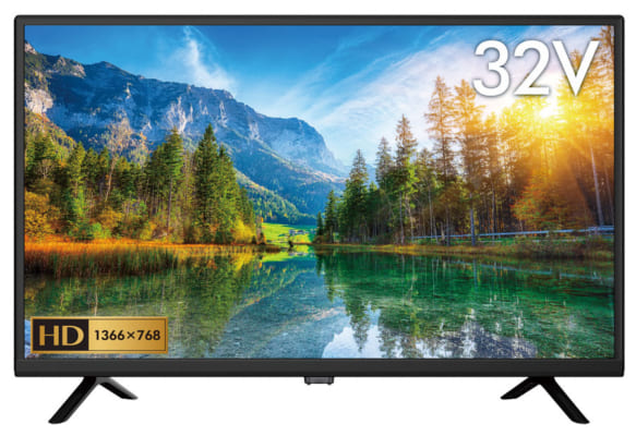 ひとり暮らしや2台目にぴったり!<br class="pc">32型液晶テレビ新発売