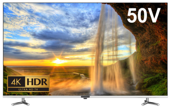 ベゼルレス4K/HDR対応50型テレビが ゲオショップ・ゲオオンラインストア限定で発売開始！