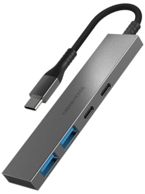 超高速・薄型軽量、USB Type-C接続の 4ポート USBハブ新発売