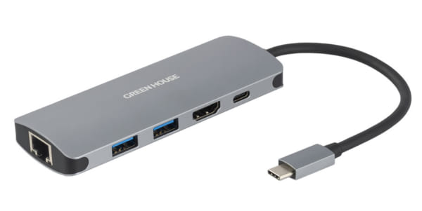 有線LANに接続できる、 USB Type-C ドッキングステーションが新発売