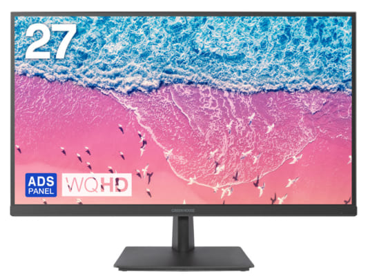 フルHDを超える2560×1440 (WQHD)に対応した<br class="pc">27型ワイド液晶ディスプレイを新発売！