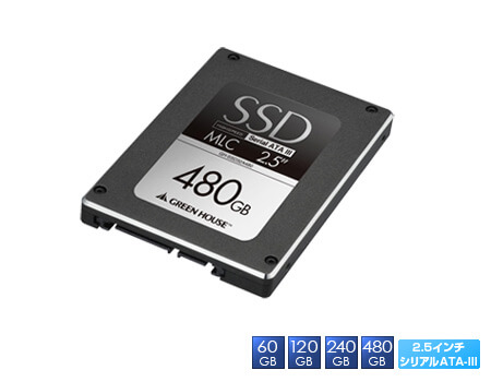 グリーンハウス　SSD 480GB