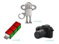 ロボット、キューブ、一眼レフカメラ形バラエティUSBメモリーを新発売！
