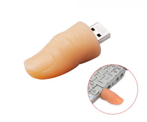 親指形USBメモリー新発売！