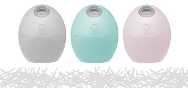 乾いたオフィスにかわいく潤い！たまご形USB加湿器が新発売