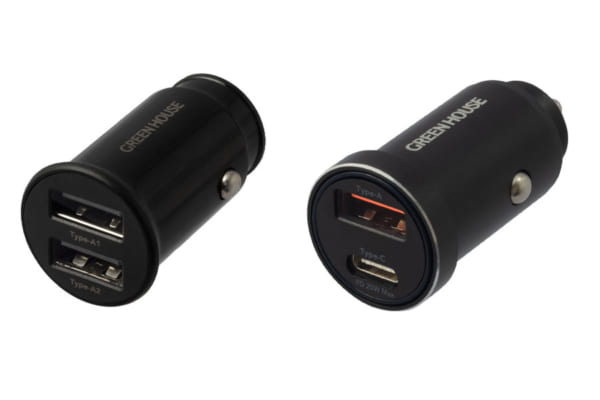 車で使えるスマホを充電できる<br>USBシガーソケット充電アダプタ ２モデルを新発売！