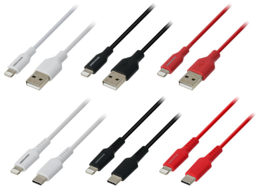 iPhoneや/iPadでの使用に最適な<br>USB Type-A to Lightning/Type-C to Lightningケーブル新発売