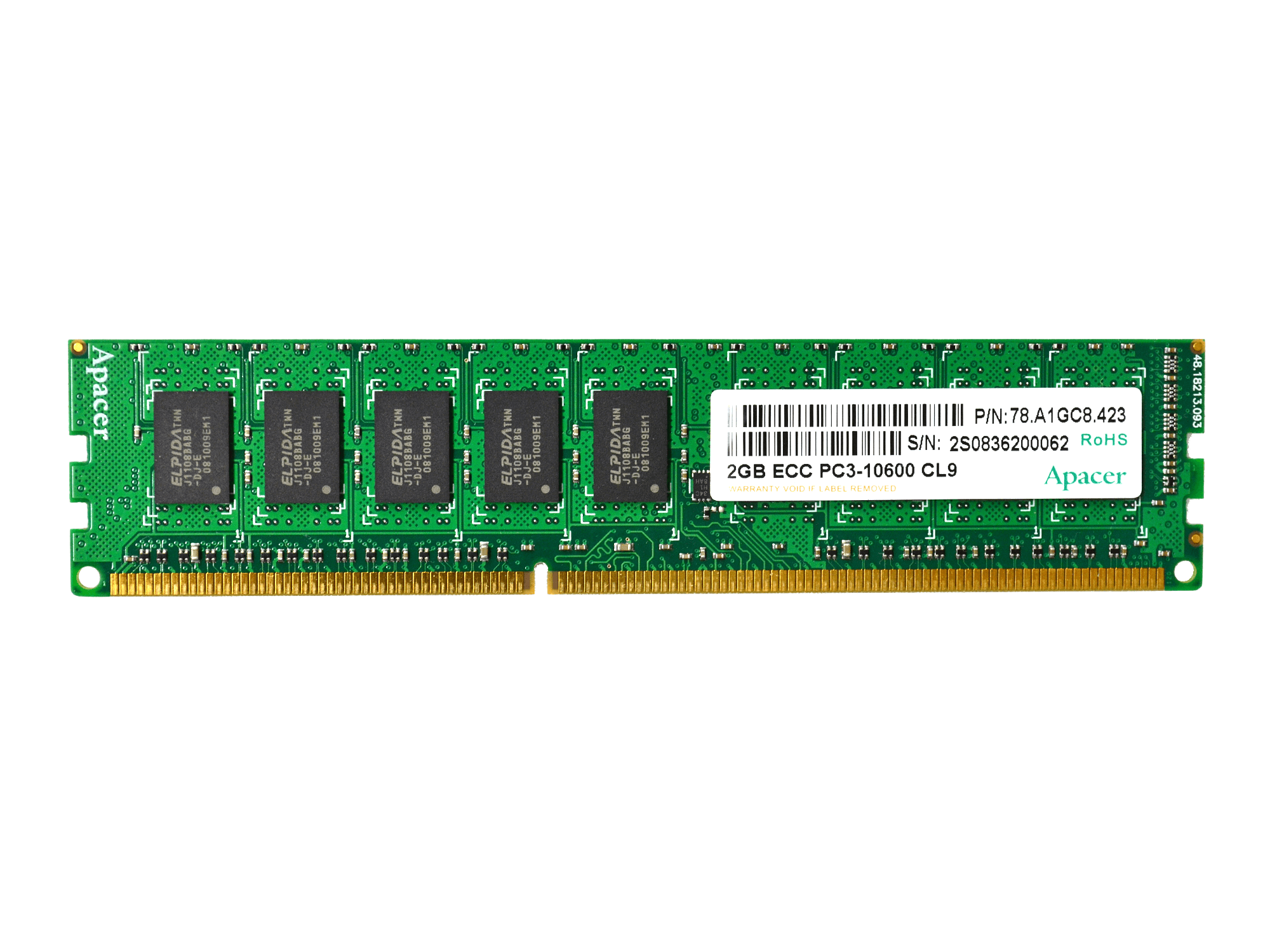 新品未使用品付属品③Transcend サーバー用メモリ2GBx8 DDR3 PC3