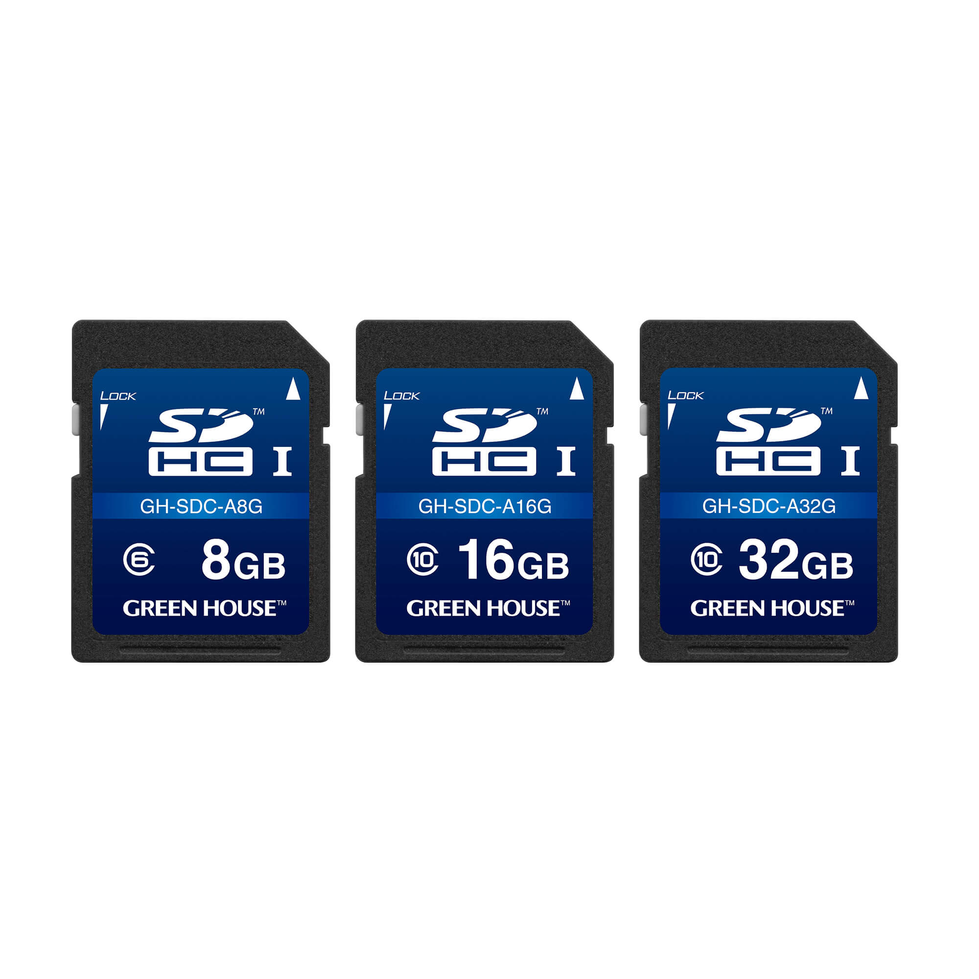 SDHCメモリーカード(4GB～32GB) | GH-SDC-Aシリーズ | GREEN HOUSE グリーンハウス