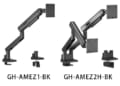 フリーアドレスデスクでの<br class="sp">使用に最適な<br class="tb-pc">メカニカルスプリング式<br class="sp">モニター<br class="tb-pc">1画面モデルと横並ぶ２画面モデルを新発売