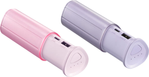 バッグの中もスッキリ、<br>5,000mAhスティック型モバイルバッテリー新発売!