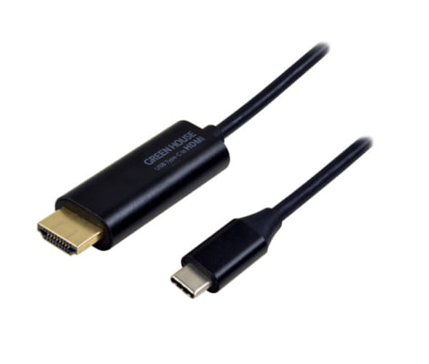 パソコンやスマートフォンの画面をテレビに表示する<br>USB Type-C to HDMI変換ケーブル新発売！