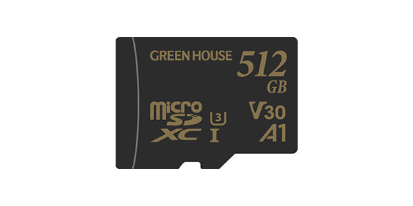 UHSスピードクラス3 / ビデオスピードクラス V30に対応した<br class="pc">microSDXCカードに512GBモデル追加！