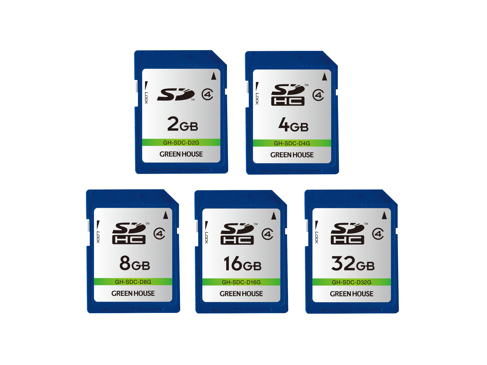 SDメモリーカード(～2GB), SDHCメモリーカード(4GB～32GB) | GH-SDC-D ...