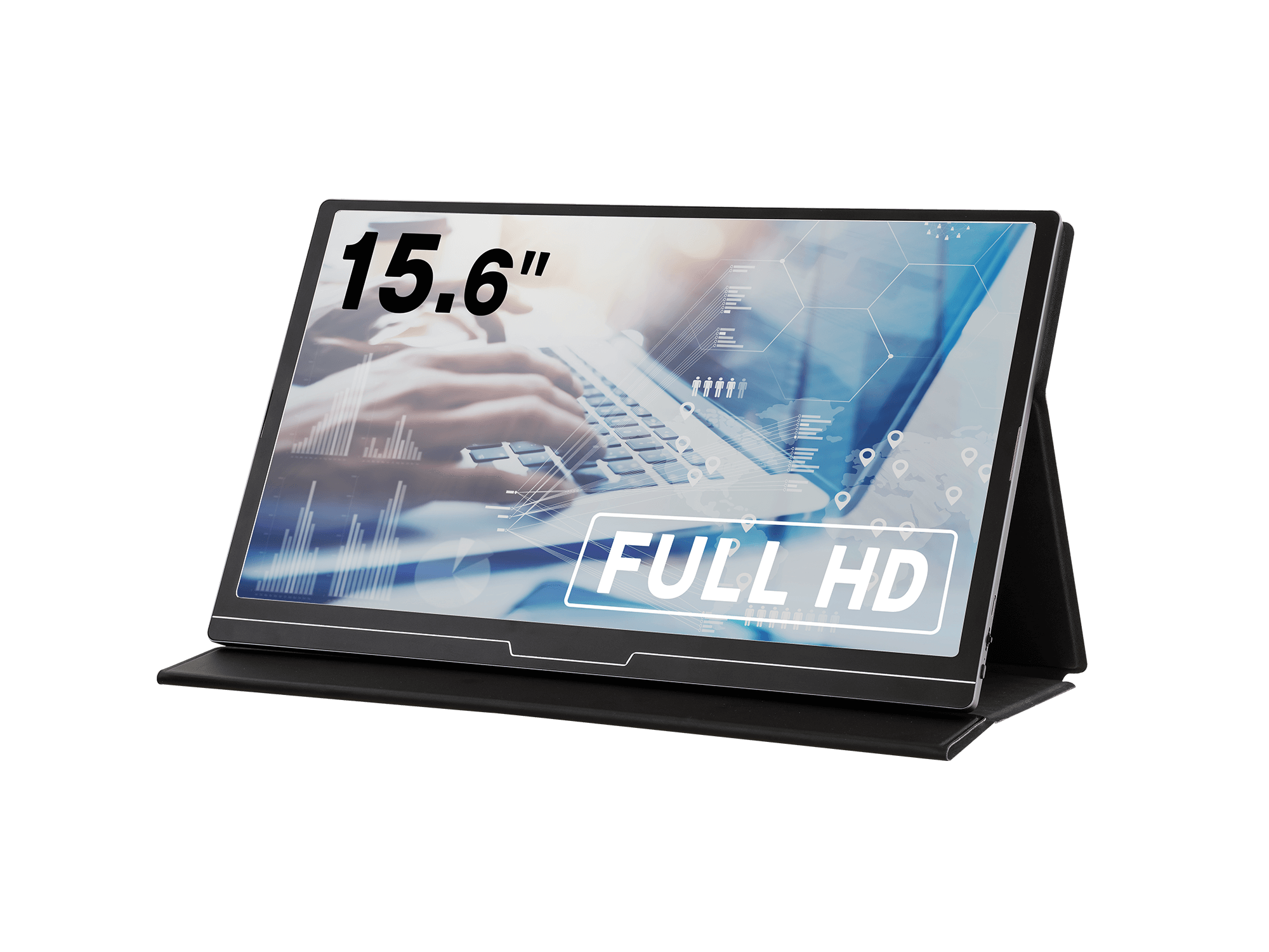 グリーンハウス GH-LCU16A-BK 15.6型 モバイルモニター