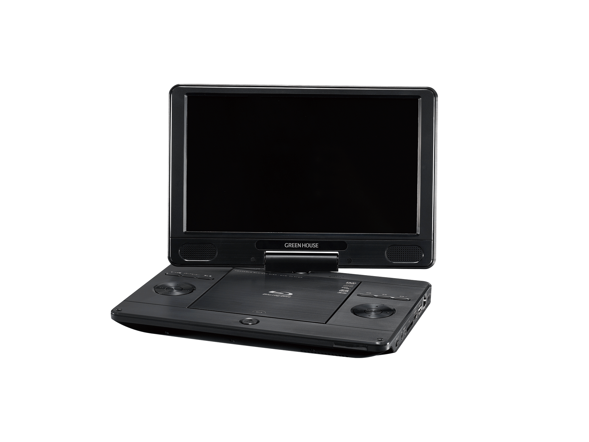 グリーンハウス ポータブルブルーレイディスクプレーヤー GH-PBD11A-BK