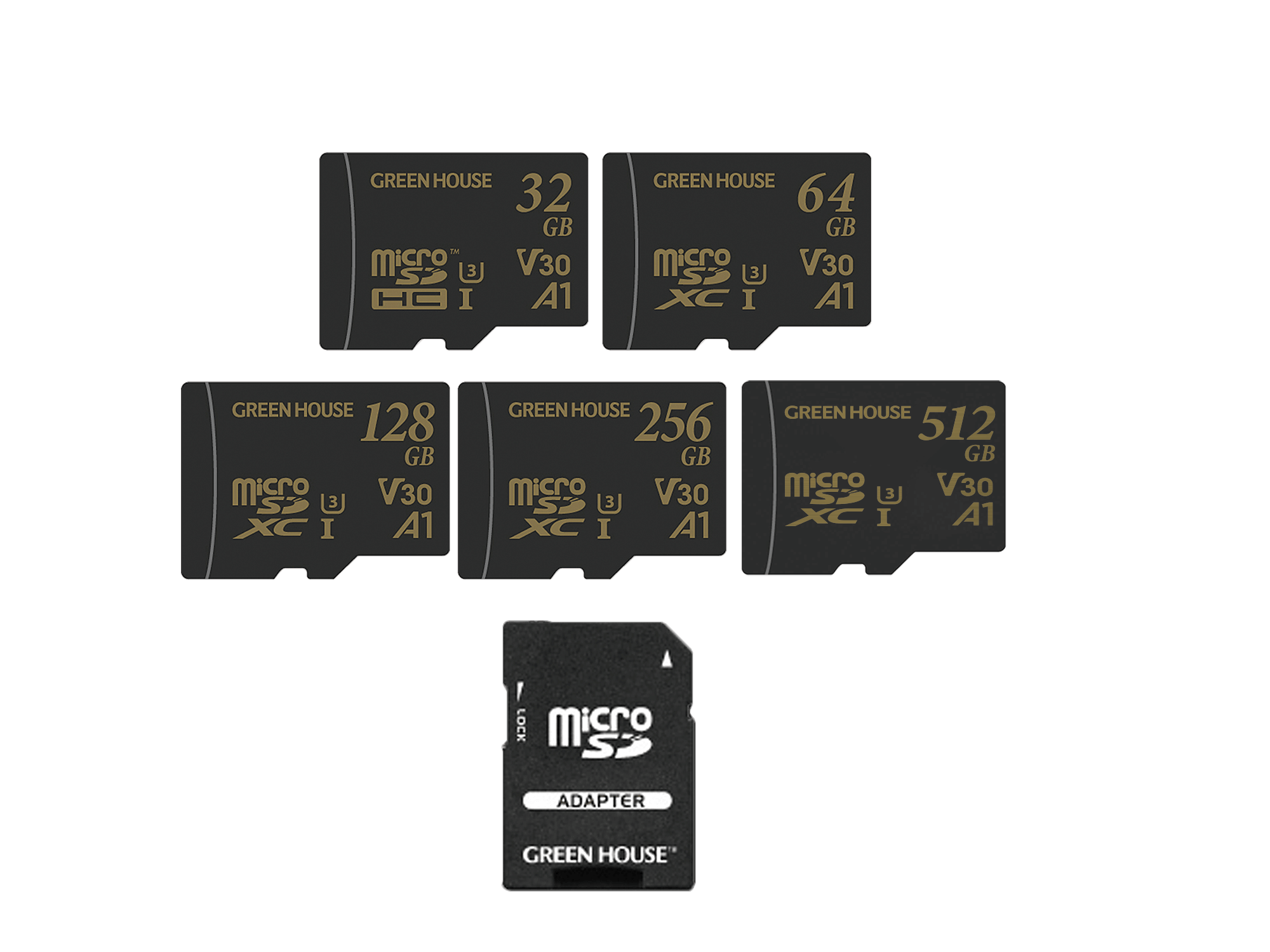 グリーンハウス microSDXCカードUHS-I U1 V10 128GB